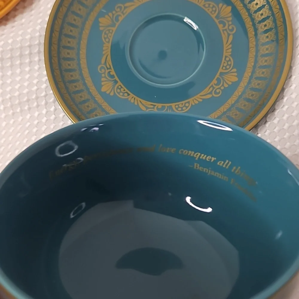 TEA VEEDA QUOTES TEA CUP SET OF TWO
